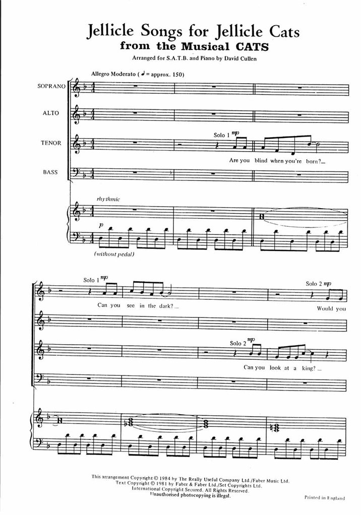 Jellicle Songs.